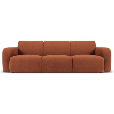 Micadoni Кафяв диван от плат букле235 cm Molino - Micadoni Home (MIC_3S_101_F1_MOLINO4)