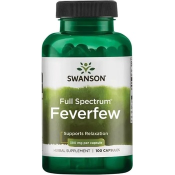 Swanson Full Spectrum Feverfew, 380 mg, 100 капсули, Swanson (SW1700)