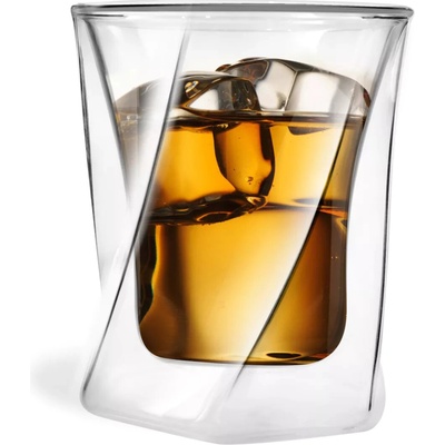 Design DESIGN VIALLI Sklenice Vialli Dvoustěnná sklenice na whisky Cristallo 5509 300 ml