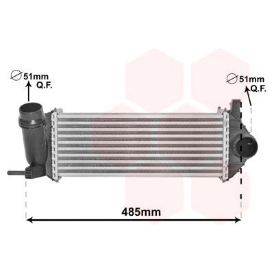 Chladič turba VAN WEZEL 43004615
