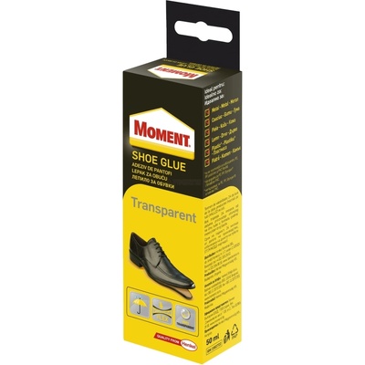 MOMENT Shoe Glue прозрачно контактно лепило 50 мл - за кука