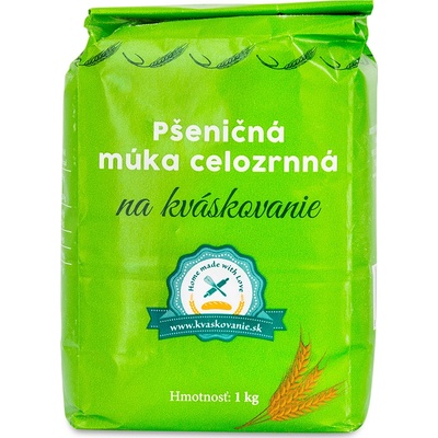 Mlyn Trenčan Pšeničná múka celozrnná na kváskovanie 1 kg
