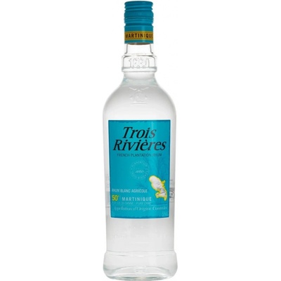 Rum Trois Rivieres Blanc 50% 0,7 l (holá láhev)