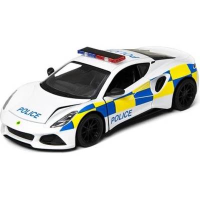 Kinsmart Метална количка Kinsmart Police Edition - Lotus Emira, 1: 34, бяла (52138)
