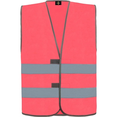 Korntex Passau Unisex reflexná vesta KX010 Neon Pink