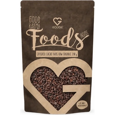 Goodie Kakaové bôby drtené RAW BIO 250 g