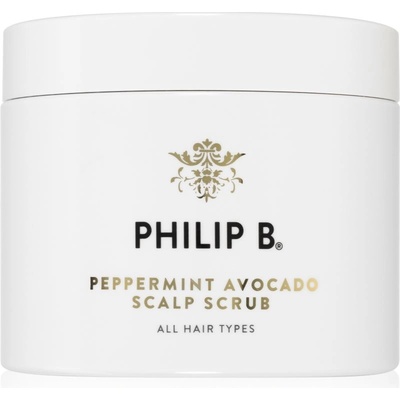 Philip B. Peppermint Avocado peelingový šampon 236 ml