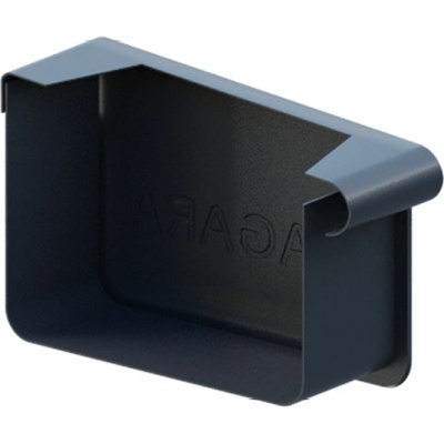 Satjam Kwadra Žľabové čelo hranaté ľavé 0,6 mm RAL 7016 antracit