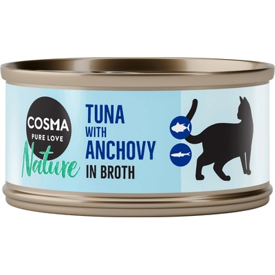 Cosma Nature tuniak s celými ančovičkami 6 x 70 g