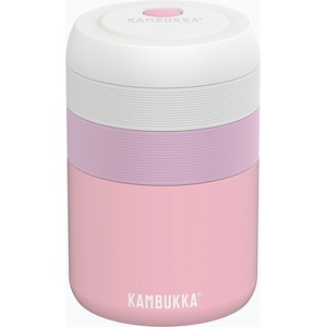 KAMBUKKA Bora 600 ml бебешки розов термос за храна