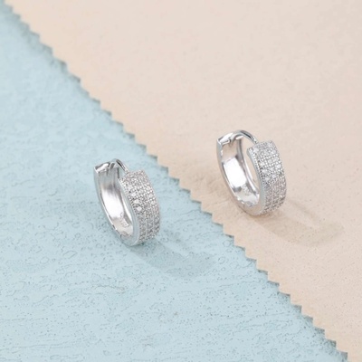 Jan Kos jewellery stříbrné náušnice MHT-2630/SW00