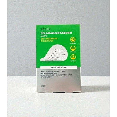 Anua Triple Acid Spot Care Microdart Patch Náplasti na akné s mikrojehličkami 12 ks