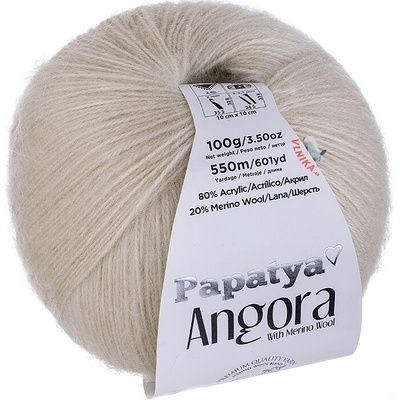 Kamgarn Příze Papatya Angora Merino Varianta: 9215
