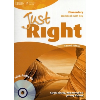 Just Right 2nd Edition Elementary Workbook with Key a Audio CD