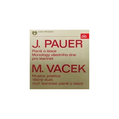 Různí interpreti – Pauer, Vacek - Písně o lásce, Monology všedního dne - Musica poetica, Věčný duel MP3