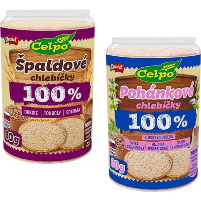 Celpo šošovicové chlebíčky s morskou soľou 90 g