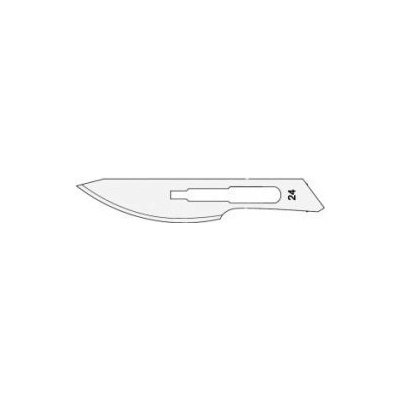 Surgeon čepieľka skalpelová Carbon Steel - č. 24