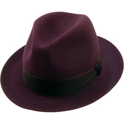 Plstěný klobouk Tonak Fedora Cornfeld 21146/17/Q2047 fialový