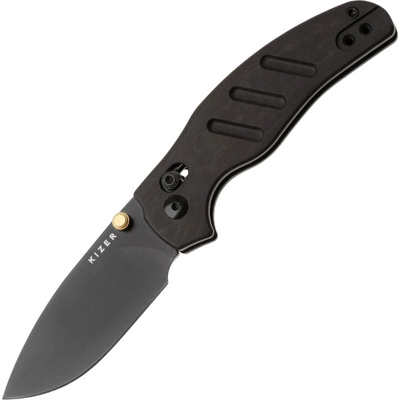 Kizer C01C 2.9 CD Nitro-V Black PVD Coating,Richlite handle V3488.29CDA2