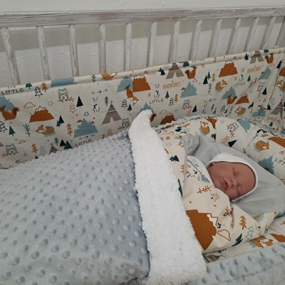 Pro útulný domov Deka s beránkem minky Šedá