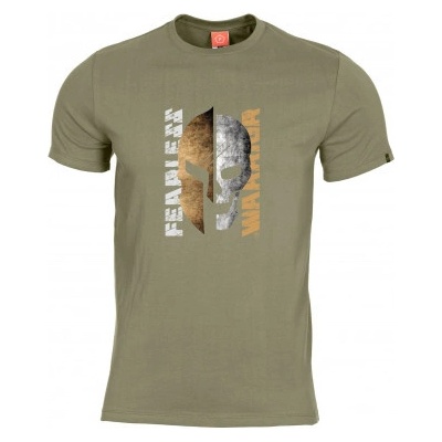 Pentagon tričko Fearless Warrior olivové