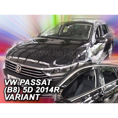 Deflektory Volkswagen Passat B8 Combi 2014 predné + zadné