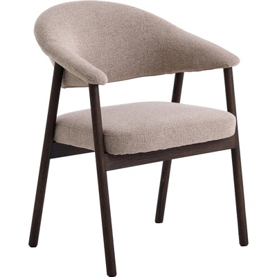 Unique Furniture Elk Pískově hnědá s tmavou dubovou podnoží