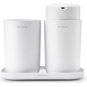 Brabantia Комплект аксесоари за баня Brabantia ReNew White 3 части (1003492)