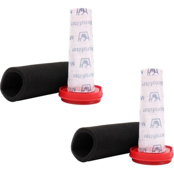 Mobilly резервни вътрешни филтри и филтри от пяна за BOSCH Flexxo BBH3xxx, 12026520, 2+2бр (filter bosch flexxo 4 pc)