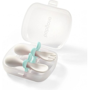 Babyono Ергономични прибори за хранене BabyOno - 969/04, мента (5901435416242) - baby