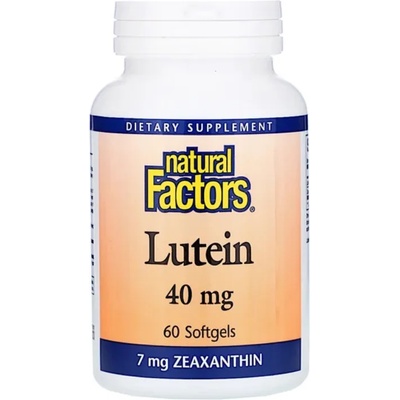 Natural Factors Lutein 40 mg, 60 софтгел капсули, Natural Factors (1035 NF)