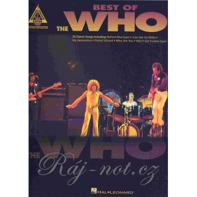 Best Of The Who TAB gitara + tabulatúra