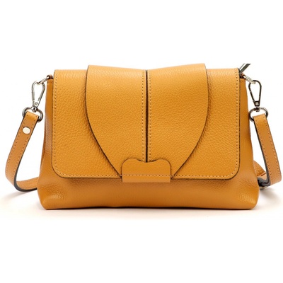 Kožená crossbody kabelka Luka 24-005 camel