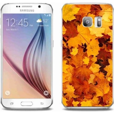 Pouzdro mmCase Gelové Samsung Galaxy S6 Edge - javorové listy
