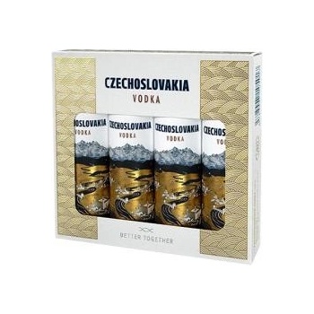 Czechoslovakia Vodka 40% 4 x 0,04 l (kartón)