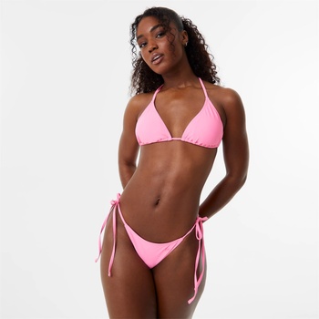 Image 1 of Jack Wills Tie Side Bikini Bottom - Pink