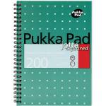 Pukka Pad Спирална тетрадка на каре pukka pad a/4 200 листа Металик тюркоаз 26004 (26004)