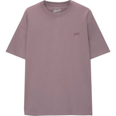Pull&Bear Тениска лилав, размер M