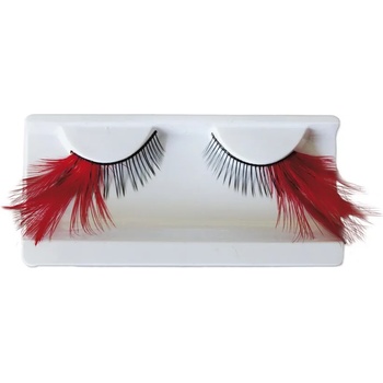 Image 1 of Guirca Изкуствени мигли с червени пера