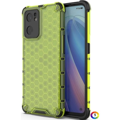 OPPO Reno7 SE 5G Силиконов Калъф Honeycomb TPU и Протектор