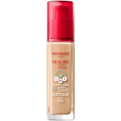 Bourjois Paris Healthy Mix Clean & Vegan Radiant Foundation hydratačný rozjasňujúci make-up 52W Vanilla 30 ml