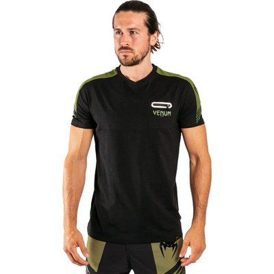 VENUM Мъжка тениска Venum -Cargo - Черно / Зелено - VENUM-03757-539