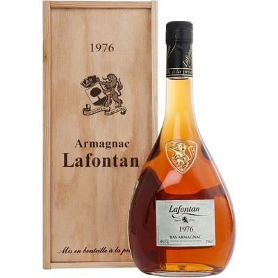 Lafontan Armagnac 1976 40% 0,7 l (v dřevěné dárkové krabičce) – Hledejceny.cz