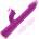 HISMITH HSG007 Conner Telescopic Dual Stimulation Vibrator Purple