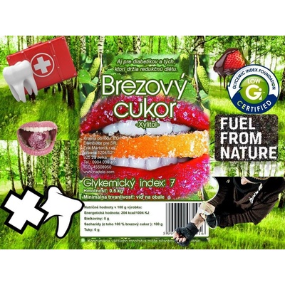 Najtelo Brezový cukor Xylitol 500 g