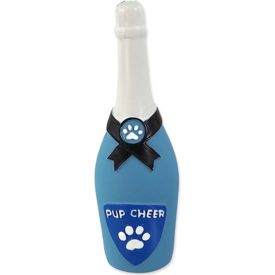 Dog Fantasy Hračka Latex láhev sekt se zvukem 16,5 cm