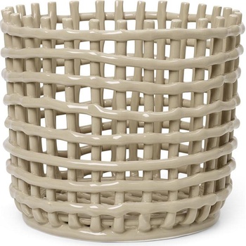 Ferm Living Кошница за съхранение Ferm Living керамика 21 см кашмирен цвят (1104263774)