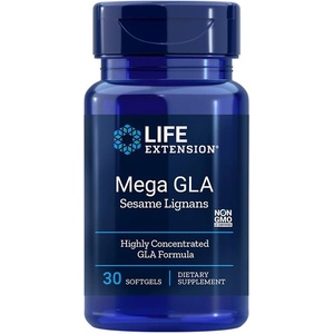 Life Extension Mega GLA Sesame Lignans, 30 софтгел капсули, Life Extension