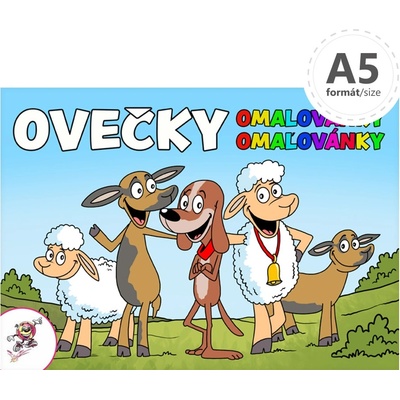 Omaľovánka A5 LUX Ovečky