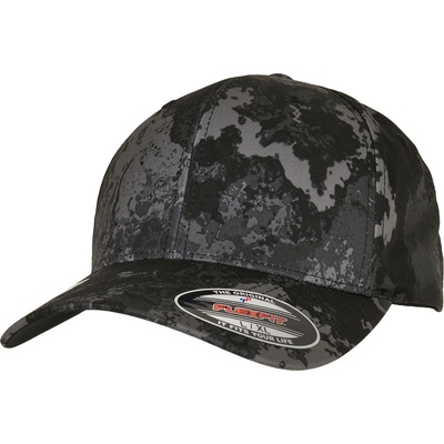 Urban Classics Шапка с козирка Flexfit? Veil Camo? Cap poseidon black S/MUB-6277VC-03956 - Черен, размер L/XL